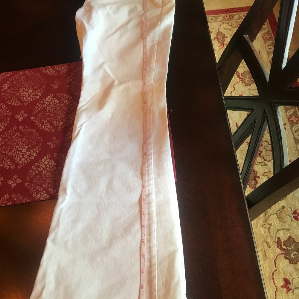 Banana Republic White Bootcut Jean 30s